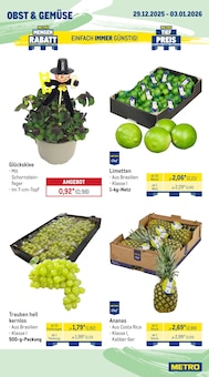 Obst im aktuellen METRO Prospekt (Duisburg) Obst im METRO Prospekt "Wochenangebote SCO" mit 25 Seiten (Duisburg)