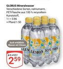 Mineralwasser Angebote von GLOBUS bei GLOBUS Völklingen für 2,59 €