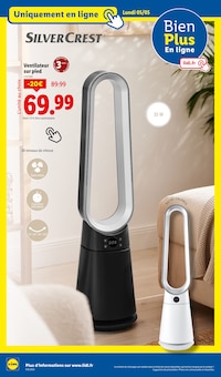 Promotion Climatiseur dans le prospectus Lidl, valable du 30/04/2025 au 07/05/2025 Promo Climatiseur dans le catalogue Lidl du moment à la page 72