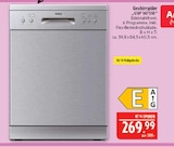 Aktuelles Geschirrspüler GSP 14755E Angebot bei Marktkauf in Nürnberg ab 269,99 €