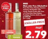 Pinot Noir Rosé von BREE für 2,79 € bei Kaufland im Angebot Pinot Noir Rosé von BREE im aktuellen Kaufland Prospekt