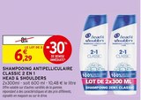 Intermarché Saint-Rambert-d'Albon - Promo Shampooing antipelliculaire classic 2 en 1 Promo Shampooing antipelliculaire classic 2 en 1 à 6,29 € dans le catalogue Intermarché à Saint-Rambert-d'Albon