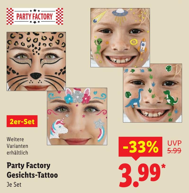 Gesichts-Tattoo