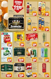 Krombacher im REWE Prospekt in Braunschweig Aktueller REWE Prospekt mit Krombacher, "Dein Markt", Seite 22