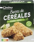 Promo Barres de céréales pommes vertes à 0,99 € dans le catalogue Casino Supermarchés à Torcy