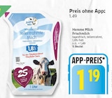 Frischmilch von Hemme Milch für 1,19 € bei EDEKA im Angebot Frischmilch von Hemme Milch im aktuellen EDEKA Prospekt