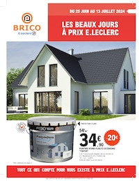 Prospectus E.Leclerc à Saint-Dié-des-Vosges, "Brico E.Leclerc", 16 pages, 25/06/2024 - 13/07/2024