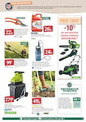Promos Tondeuse À Gazon dans le catalogue "DES PROMOS vertIGINEUSES" de Gamm vert Tondeuse À Gazon en promo dans le catalogue Gamm vert à la page 9