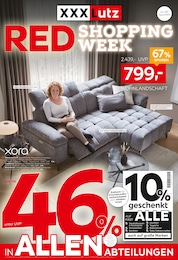 Aktueller XXXLutz Möbelhäuser Prospekt, "RED SHOPPING WEEK", mit Angeboten der Woche, gültig von 06.05.2024 bis 06.05.2024