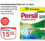 Waschmittel Pulver Angebote von Persil bei GLOBUS Erlangen für 15,55 €