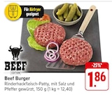 Beef Burger bei EDEKA im Prospekt "" für 1,86 €