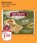 Knäcke im Angebot bei GLOBUS in Krefeld Knäcke Angebote von Burger bei GLOBUS Krefeld für 1,00 €