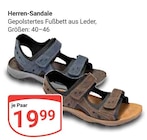 Herren-Sandale Angebote bei GLOBUS Leipzig für 19,99 €