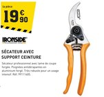SÉCATEUR AVEC SUPPORT CEINTURE à Tout Faire dans Passenans