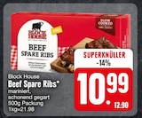 Beef Spare Ribs von Block House im aktuellen EDEKA Prospekt für 10,99 €