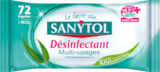 LINGETTES MULTI-USAGES SANYTOL - SANYTOL en promo chez Auchan Hypermarché LINGETTES MULTI-USAGES SANYTOL - SANYTOL dans le catalogue Auchan Hypermarché