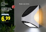 Applique murale solaire à LED - LIVARNO home en promo chez Lidl Applique murale solaire à LED - LIVARNO home dans le catalogue Lidl