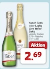 Aktuelle Sekt Angebote bei famila Nordwest in Oldenburg Aktuelles Sekt oder Light Live Wein/Sekt Angebot bei famila Nordwest in Oldenburg ab 2,69 €