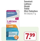 Laktase Direkt 7.000 Mini-Tabletten Angebote von Sanotact bei Rossmann Erfurt für 7,99 €