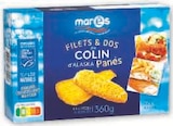 Filets & dos de colin d'alaska panés msc surgelés - MARES - Hyper U à Périgueux Filets & dos de colin d'alaska panés msc surgelés - MARES en promo chez Hyper U Périgueux à 3,95 €