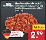 Geschnetzeltes Gyros Art Angebote von Gut Ponholz bei Netto Marken-Discount Fürth für 2,99 €