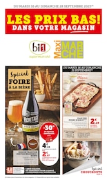 Catalogue Supermarchés Bi1 en cours à Fonteny et alentours, LES PRIX BAS ! DANS VOTRE MAGASIN, 2 pages, 16/09/2025 - 28/09/2025