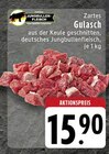 Zartes Gulasch Angebote von JUNGBULLEN-FLEISCH bei EDEKA Viersen für 15,90 €