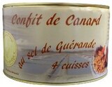 Confit de canard au sel de guerande 4 cuisses - SAVEUR D'AUGE en promo chez Super U Stains à 17,50 €