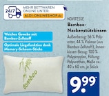 Aktuelle Kopfkissen Angebote bei ALDI SÜD in Darmstadt Aktuelles Bamboo-Nackenstützkissen Angebot bei ALDI SÜD in Darmstadt ab 9,99 €