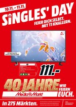 MediaMarkt Prospekt "SINGLES DAY", 11 Seiten, für Bochum, 10.11.2019 - 11.11.2019 MediaMarkt Prospekt "SINGLES DAY", 11 Seiten, für Bochum, 10.11.2019 - 11.11.2019