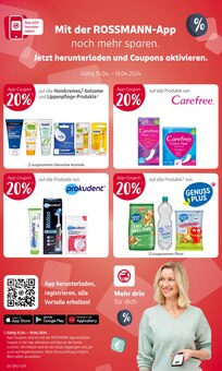 Coupons Angebot im aktuellen Rossmann Prospekt auf Seite 15