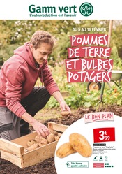 Catalogue Jardineries & Animaleries Gamm vert en cours à Montsoult et alentours, "POMMES DE TERRE ET BULBES POTAGERS", 4 pages, 05/02/2025 - 16/02/2025