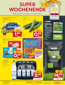 Mineralwasser im aktuellen Netto Marken-Discount Prospekt (Wuppertal) Mineralwasser im Netto Marken-Discount Prospekt "Aktuelle Angebote" mit 62 Seiten (Wuppertal)