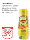 Getränkesirup im Angebot bei GLOBUS in Krefeld Getränkesirup Angebote von Lipton bei GLOBUS Krefeld für 3,99 €