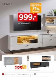Wohnwand im XXXLutz Prospekt NR. 1 BEIM PREIS auf S. 11