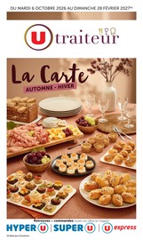 Catalogue U Express à Agen cette semaine, valable du 06/10/2026 au 28/02/2027 Prospectus U Express à Agen, "U traiteur", 28 pages de promos valables du 06/10/2026 au 28/02/2027