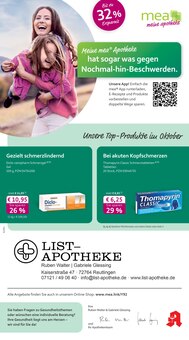 Aktueller mea - meine apotheke Prospekt