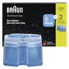 3in1 Shaver Care Reinigungskartuschen Value Pack von Braun für 32,99 € bei Rossmann im Angebot 3in1 Shaver Care Reinigungskartuschen Value Pack von Braun im aktuellen Rossmann Prospekt
