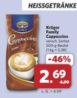 Cappuccino im Angebot bei combi in Neustadt Cappuccino Angebote von Krüger Family bei combi Neustadt für 2,69 €