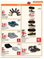 Promos Chaussures dans le catalogue "LA RENTRÉE À PRIX K.O." de Auchan Hypermarché Chaussures en promo dans le catalogue Auchan Hypermarché à la page 3