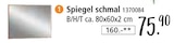 Spiegel schmal im Angebot bei Zurbrüggen in Oberhausen Spiegel schmal Angebote bei Zurbrüggen Oberhausen für 75,90 €