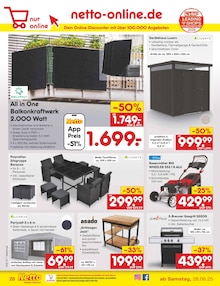 Gasgrill im Netto Marken-Discount Prospekt "Aktuelle Angebote" mit 63 Seiten (Fürth)