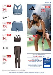 Offre Brassière Sport Femme dans le catalogue Intersport du moment à la page 23