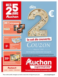 Prospectus Auchan Supermarché à Rossay, "MES 25 JOURS AUCHAN", 28 pages, 19/11/2024 - 24/11/2024