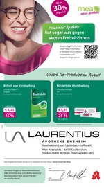 Aktueller mea - meine apotheke Apotheken Prospekt in Mandelbachtal und Umgebung, "Unsere August-Angebote" mit 4 Seiten, 01.08.2025 - 31.08.2025