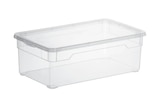 Rotho Aufbewahrungsbox CLEAR von Rotho für 3,49 € bei Sconto SB im Angebot Rotho Aufbewahrungsbox CLEAR von Rotho im aktuellen Sconto SB Prospekt