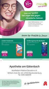 Aktueller mea - meine apotheke Prospekt "Unsere Januar-Angebote" für Neubrandenburg Aktueller mea - meine apotheke Prospekt für Neubrandenburg mit Seiten