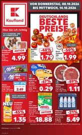 Kaufland Supermarkt Prospekt der aktuellen Woche mit 70 Seiten, gültig von 08.10.2026 bis 14.10.2026, in Witzenhausen und Umgebung Aktueller Kaufland Supermarkt Prospekt in Witzenhausen und Umgebung, "Hier bin ich richtig" mit 70 Seiten, 08.10.2026 - 14.10.2026