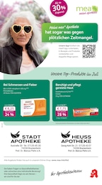 Apotheke Prospekt von mea - meine apotheke in Schwaigern Aktueller mea - meine apotheke Apotheken Prospekt für Schwaigern: Unsere Juli-Angebote mit 4} Seiten, 01.07.2025 - 31.07.2025