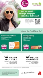Aktueller mea - meine apotheke Apotheke Prospekt in Güglingen und Umgebung, "Unsere Juli-Angebote" mit 4 Seiten, 01.07.2025 - 31.07.2025